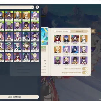Genshin Impact Accounts Others ASIA|AR 45|2 Limited + 2 (*5Wep)|(Chasca)+Sign,Flins|2 Standart Mona,Jean|Mc Male|Take