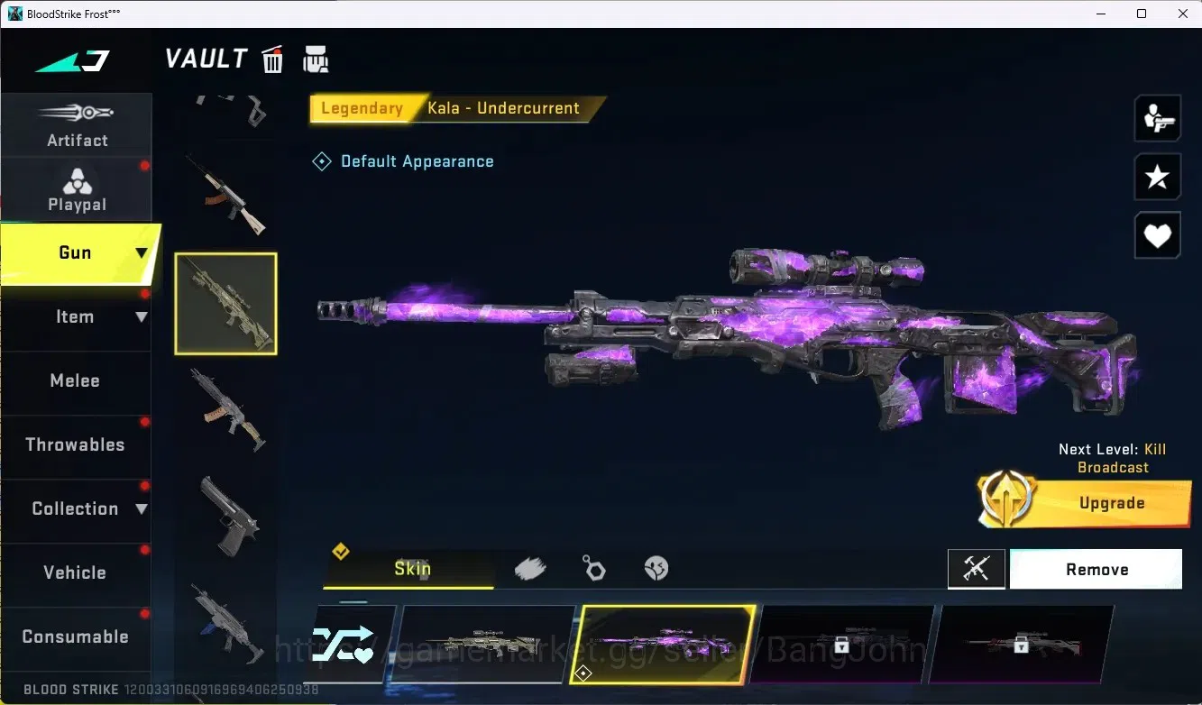 Blood Strike Accounts ASIA | 1 Eternal: AUG-Empyrean |1 Ultra Gun|1 Lege image 2