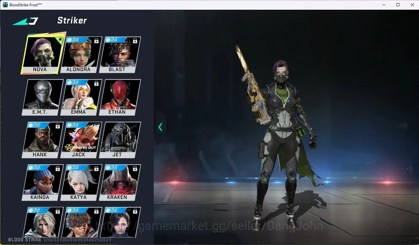 Blood Strike Accounts ASIA | 1 Eternal: AUG-Empyrean |1 Ultra Gun|1 Lege image 7