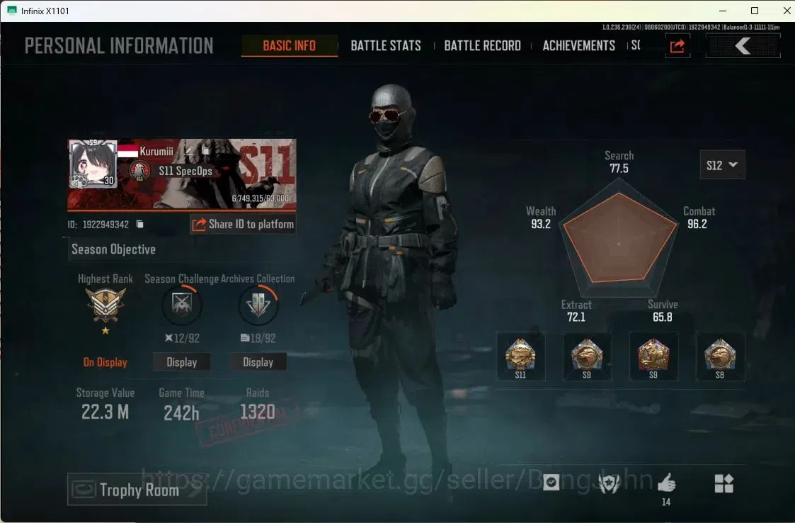 Arena Breakout Accounts Mobile | LV 30 | SV 22.3 M | CV 19.0 M | Exclusive image 1