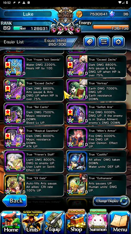 Grand Summoners Accounts GLOBAL | Ascend 17 | Frieren, Rimuru, Fen, Gabimar image 10