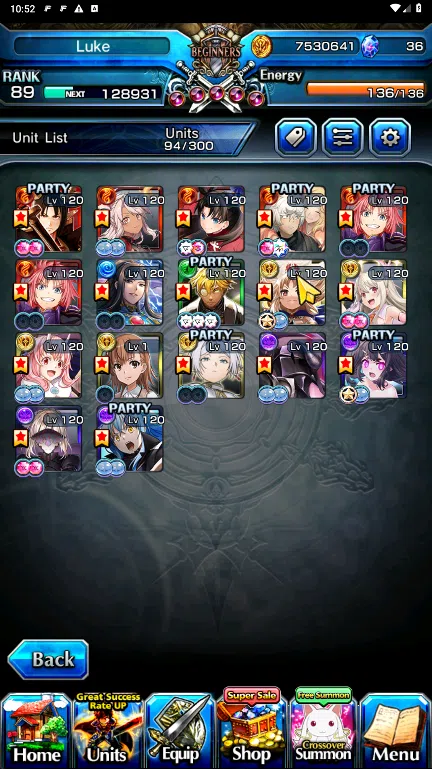 Grand Summoners Accounts GLOBAL | Ascend 17 | Frieren, Rimuru, Fen, Gabimar image 3