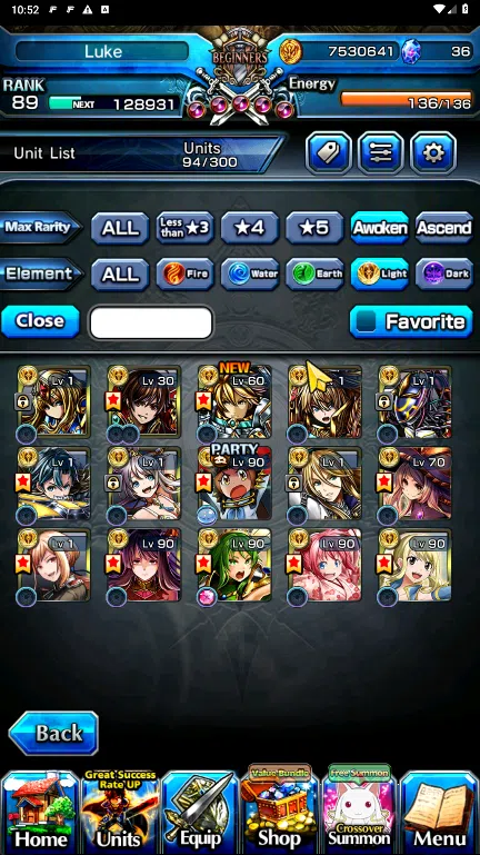 Grand Summoners Accounts GLOBAL | Ascend 17 | Frieren, Rimuru, Fen, Gabimar image 7
