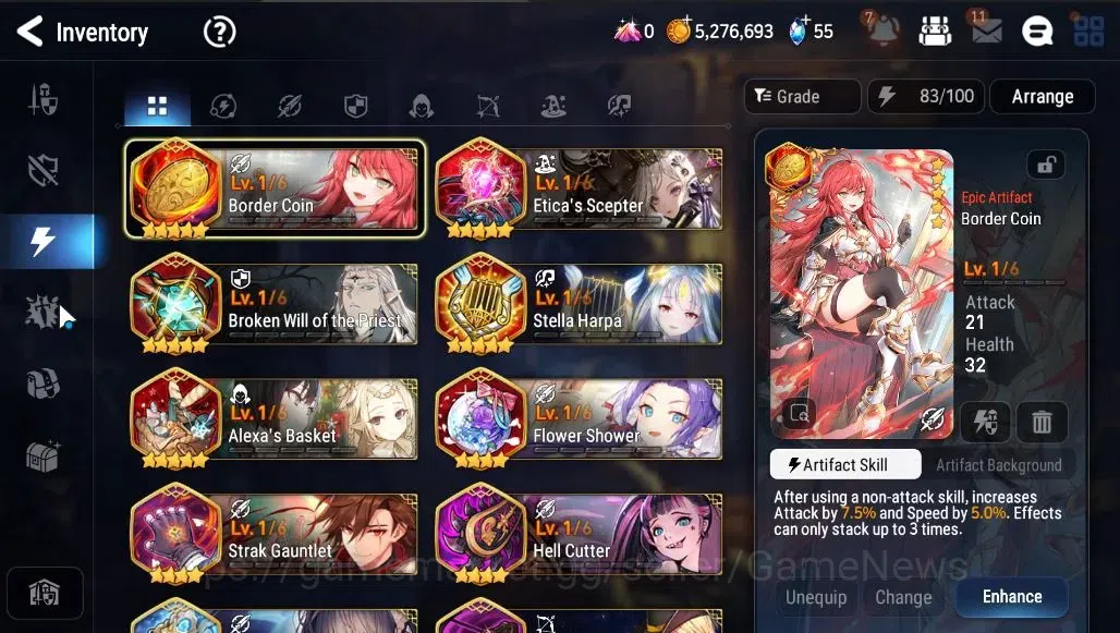 Epic Seven Accounts GLOBAL Unverif|NewEra|2 ML (Rhinna&Luciella,C Pave image 17