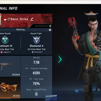 Blood Strike Accounts Others ASIA |Eternal DesertEagle|5 Collab Gun [7DS&TR]|1 Limited Gun:AR97-Acendant|Limited