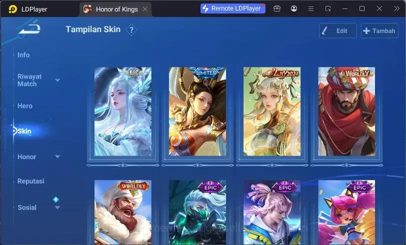 Honor of Kings Accounts Global Hero73 Skin94 |LNY2024 DaQiao|KIC Luna|Limi image 15