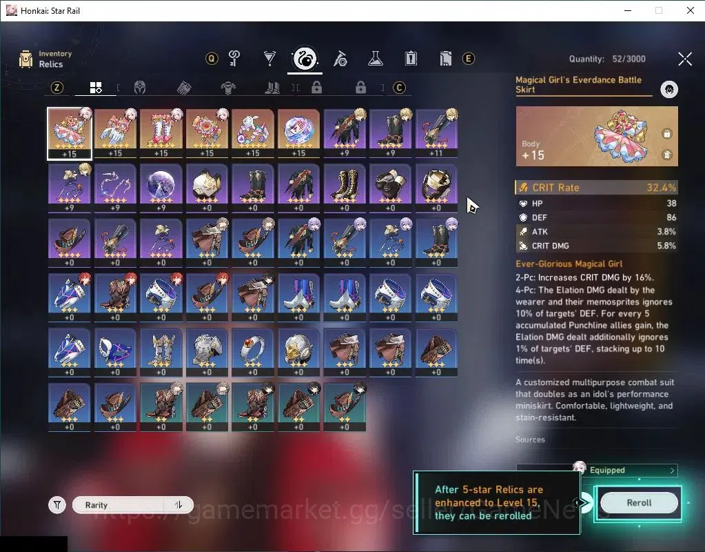 Honkai Star Rail Accounts Asia| TL 30 | 1 Golden Companion | 5 Limited | Spa image 7