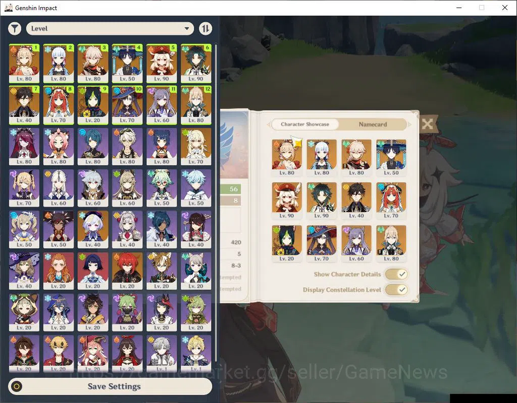 Genshin Impact Accounts ASIA|AR 56|8Limited+2(*5WEP)|Xiao+Sign,KazuhaC1,Ay image 1