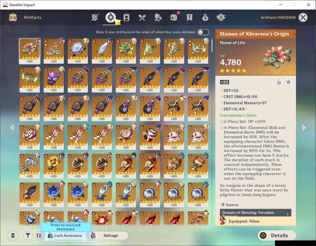 Genshin Impact Accounts ASIA|AR 56|8Limited+2(*5WEP)|Xiao+Sign,KazuhaC1,Ay image 12