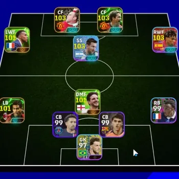eFootball Accounts Legends & Iconic Players Android|Epic Wayne Rooney,Michael Owen,Neymar Jr,Shevchenko,Serginho,Frank