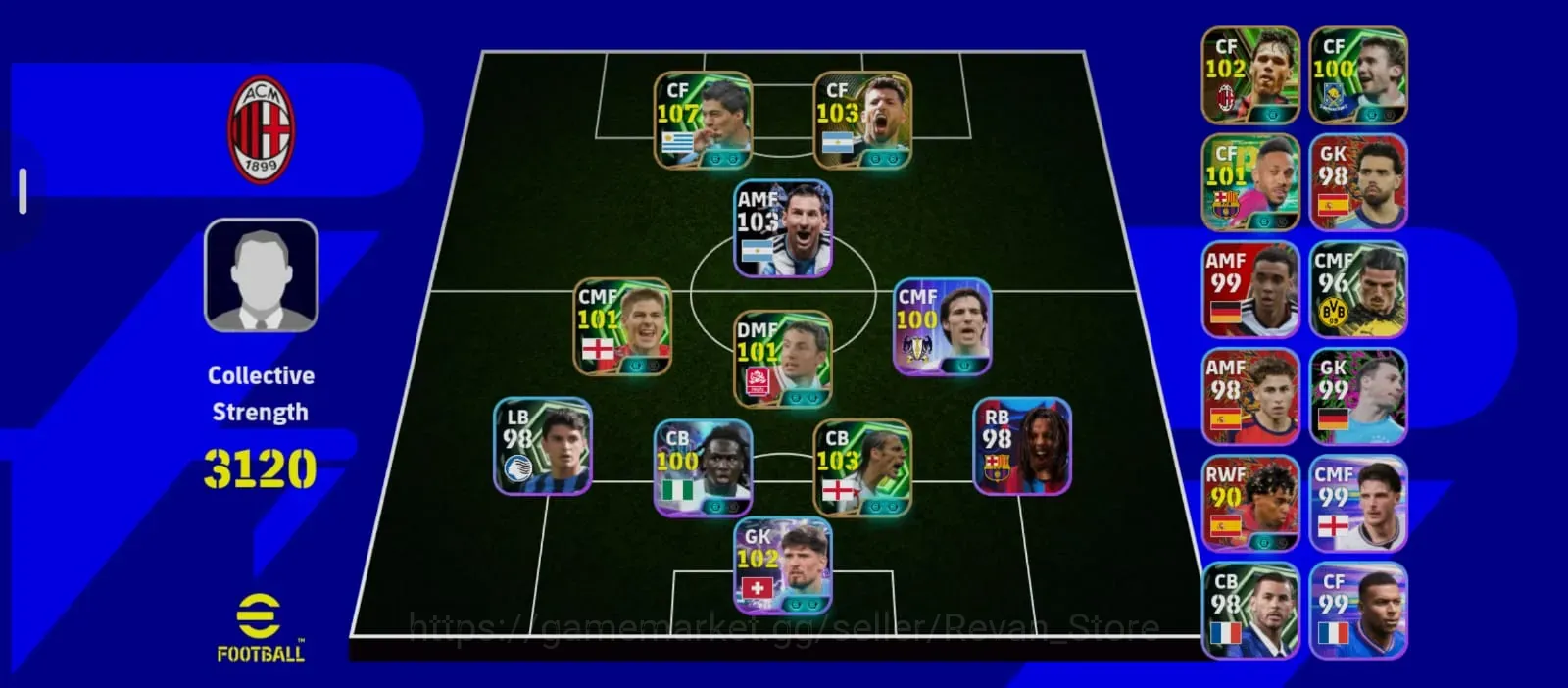 eFootball Accounts Meta Player Epic Luis Suarez Uruguay New 1