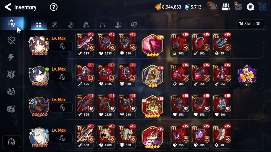 Epic Seven Accounts GLOBAL Verif|9 ML(Notos, DD Ray,LOT Scales, AElena image 12