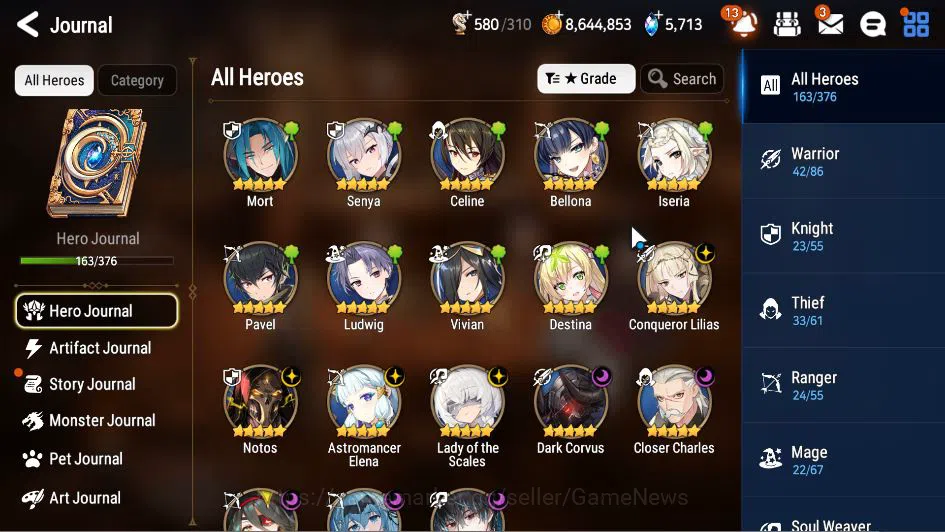 Epic Seven Accounts GLOBAL Verif|9 ML(Notos, DD Ray,LOT Scales, AElena image 18