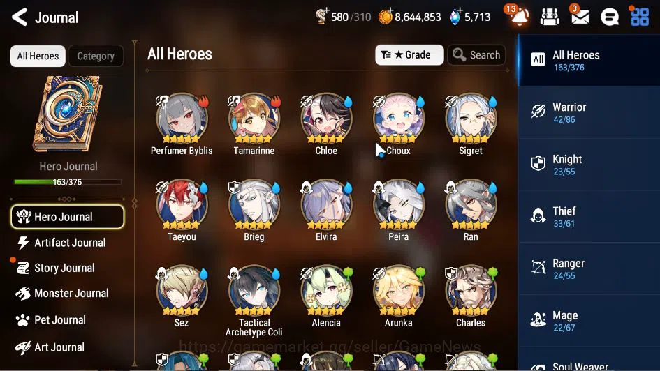 Epic Seven Accounts GLOBAL Verif|9 ML(Notos, DD Ray,LOT Scales, AElena image 19