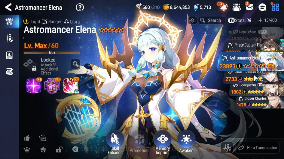 Epic Seven Accounts GLOBAL Verif|9 ML(Notos, DD Ray,LOT Scales, AElena image 2