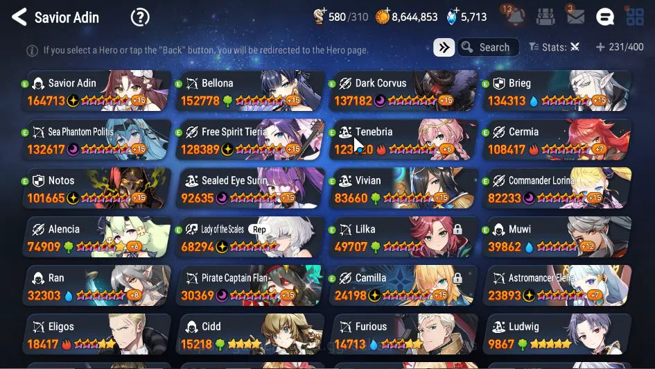 Epic Seven Accounts GLOBAL Verif|9 ML(Notos, DD Ray,LOT Scales, AElena image 6