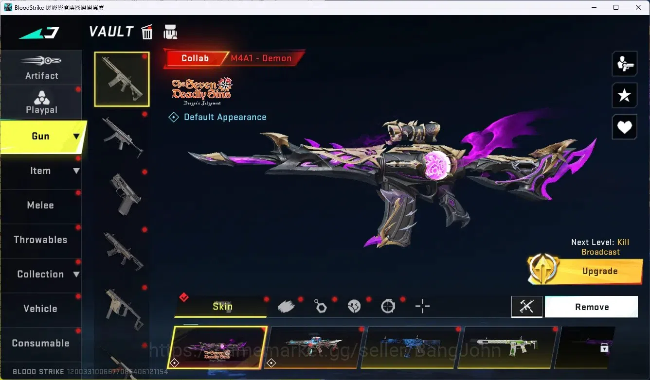 Blood Strike Accounts ASIA|1 Eternal: Desert Eagle-Scorpius|8 Collab Gun image 2