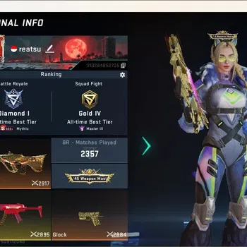Blood Strike Accounts Collab Skin ASIA | 1 EVO: FAL | 4 Collab Guns: 2 AOT, 1 EVA, 1 OPM | 9 Ultra Guns | 13 Ultra Striker