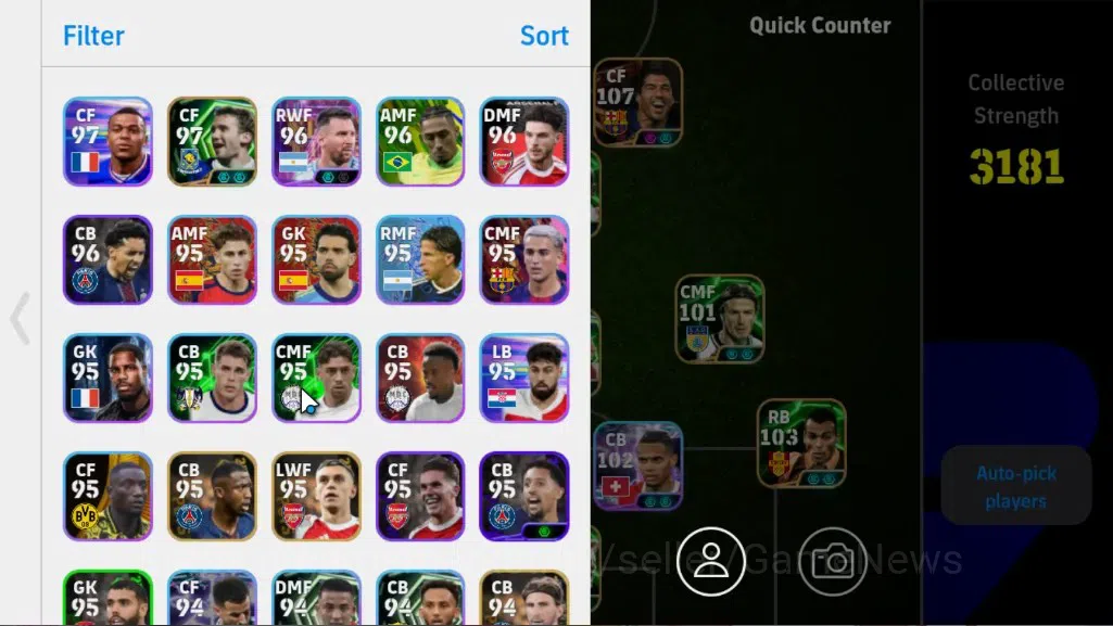 eFootball Accounts Legends & Iconic Players Android|Coin 4,8k|BigTime Luis Suarez|Epic Oliver Kahn,Marco van Basten,Andy 3