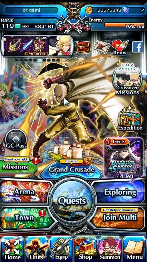 Grand Summoners Accounts End-Game GLOBAL|Rank 119|21 Ascend+13 TW|(S.Hajime,DLS.Rimuru,WH Fen,S.Rosetta,Benimaru,Jiji 1