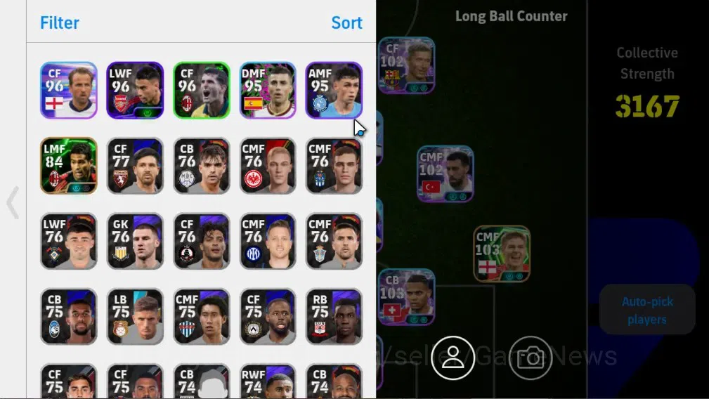 eFootball Accounts Legends & Iconic Players Android|6Epic(Steven Gerrard,Raul,Serginho)|Show Time Moises Caicedo,Cody 2
