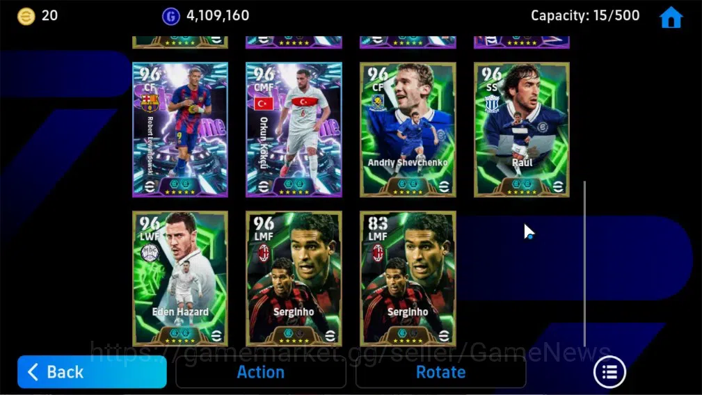 eFootball Accounts Legends & Iconic Players Android|6Epic(Steven Gerrard,Raul,Serginho)|Show Time Moises Caicedo,Cody 5