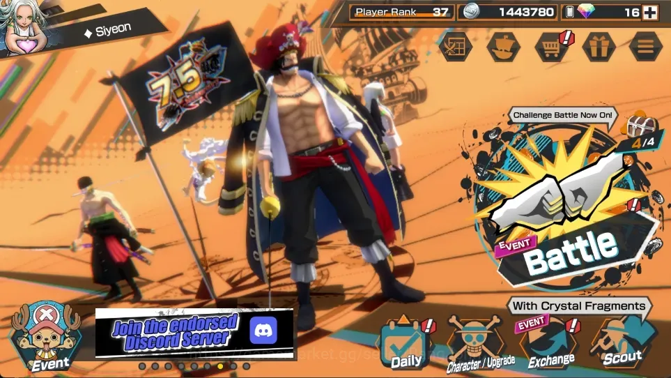 One Piece Bounty Rush Accounts High-End Android| 11 EX|5 Max|PR 37|TFE St.MarcusM,TW Zoro&Sanji,BP 1