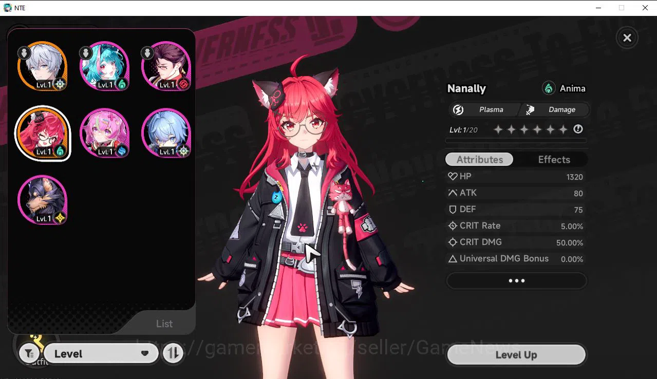 Neverness to Everness Accounts GLOBAL EU |HL 3| 1 SSR Limited Nanally | 5 SR [Min image 1