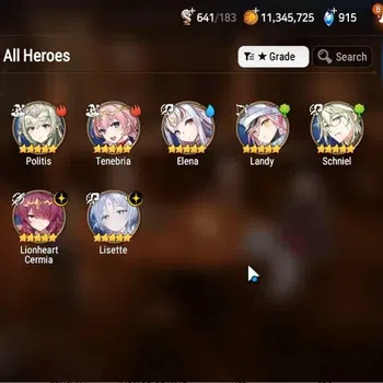 Epic Seven Accounts Starter Global|Unverif|Starter New Era|2 ML(Lisette,Lionheart Cermia)|Theater Untouch|PoH+Bless