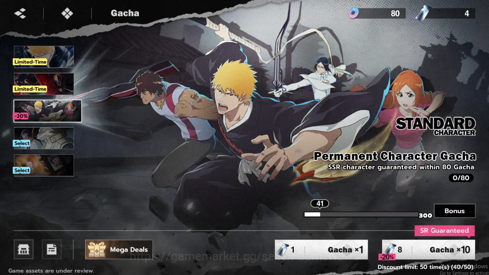 BLEACH: Soul Resonance Accounts [Nuverse SEA Server] Lv3| Fresh Starter 1 SSR (Ikk image 2