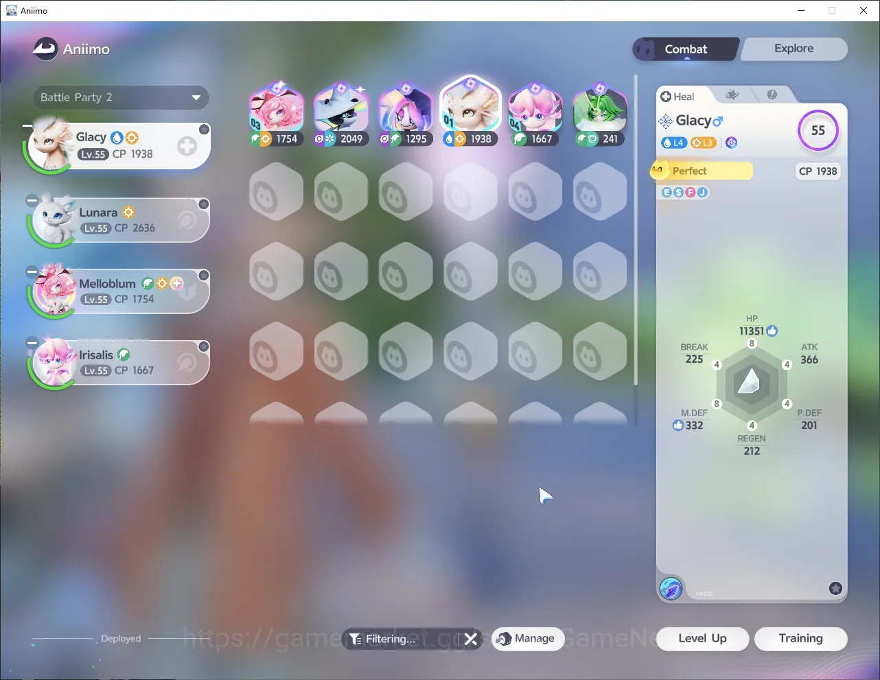 Aniimo Accounts Mid Game APAC|Lv 53|6 Prismana (Melloblum SP1,Stellarys SP6,Hexxin SP9,Irisalis,etc)|8 Sparkling,4 1