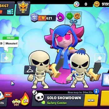 Brawl Stars Accounts 3467 Trophy|36 Brawlers 4 Max Lvl[Full Buffies Bul image 1