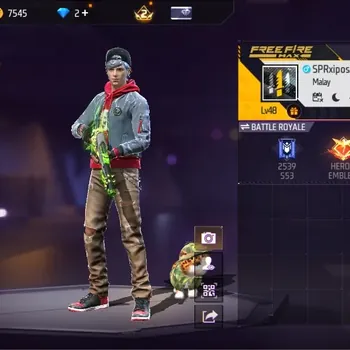 Free Fire Accounts Indonesia |1 EVO: AK47 BlueFlameDragon|M1887 Hand Of Hope | Drak Desires Bundle| Check SS FF1022B