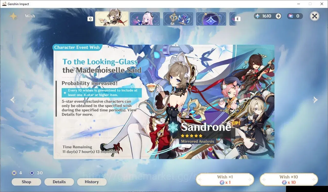 Genshin Impact Accounts Mid Game ASIA|AR 55|4 Limited CHAR+2 5*Weapon|Premium Neuvillette C1+Sign, Furina, Xilonen 10