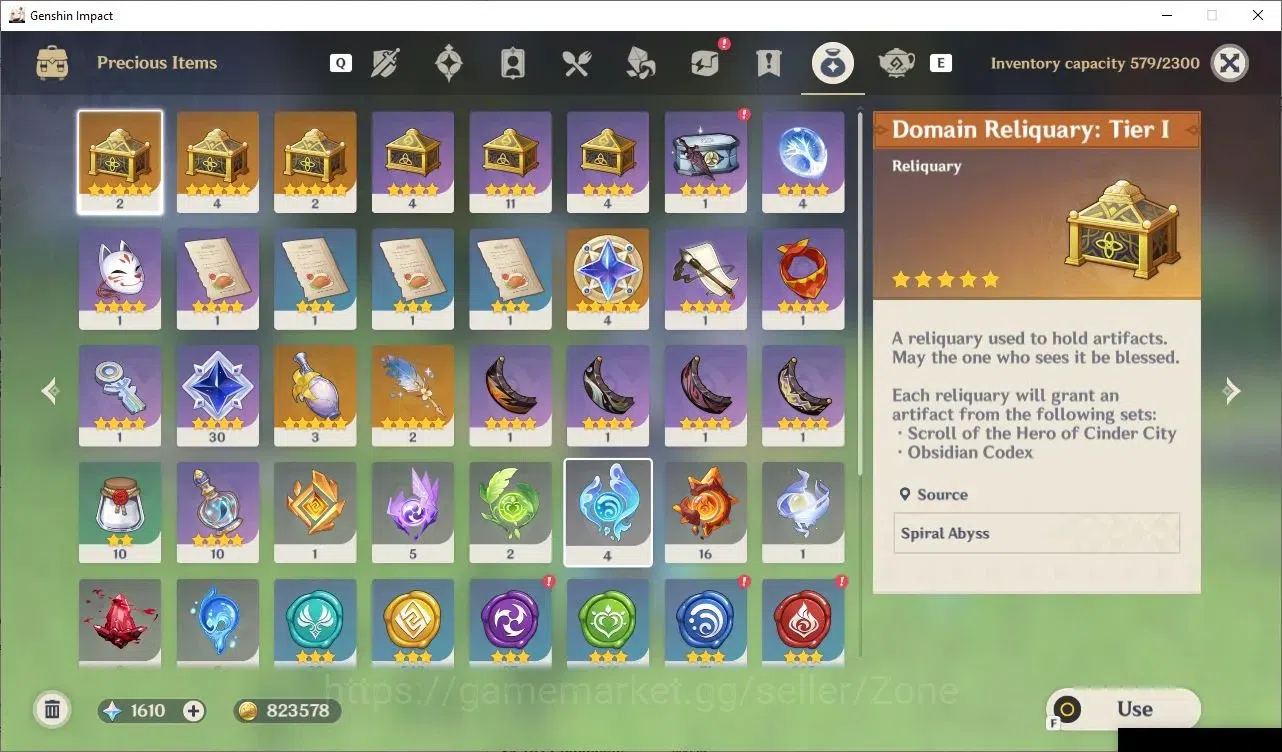 Genshin Impact Accounts Mid Game ASIA|AR 55|4 Limited CHAR+2 5*Weapon|Premium Neuvillette C1+Sign, Furina, Xilonen 8