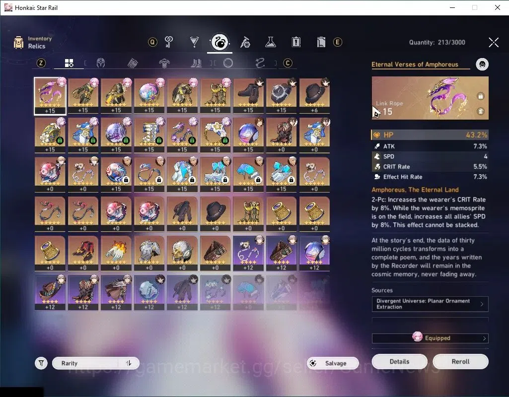 Honkai Star Rail Accounts Asia|TL 51|2 Golden Companion|5 Limited|Castorice+ image 7