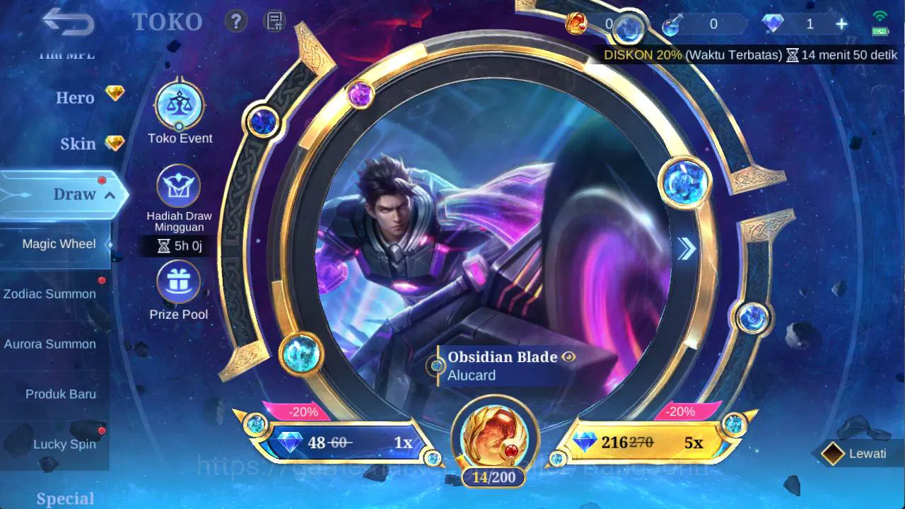 Mobile Legends: Bang Bang Accounts hero 85 skin 104 cc pharsa, saber rafaela, epic ir image 12