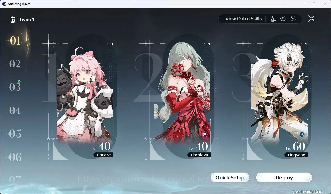 Wuthering Waves Accounts SEA |UL 54 | R6 | 5x 5* Char Lv80 Cartethyia, Fiel image 13