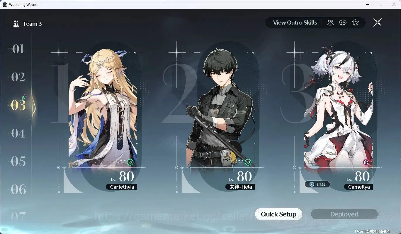 Wuthering Waves Accounts SEA |UL 54 | R6 | 5x 5* Char Lv80 Cartethyia, Fiel image 14