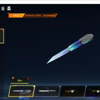 Blood Strike Accounts Collab Skin ASIA|1 Limited:MCX-Ascendant|1 Eternal:MP7-Tidesong|AOT M4A1|1 Ultra Melee: Butterfly