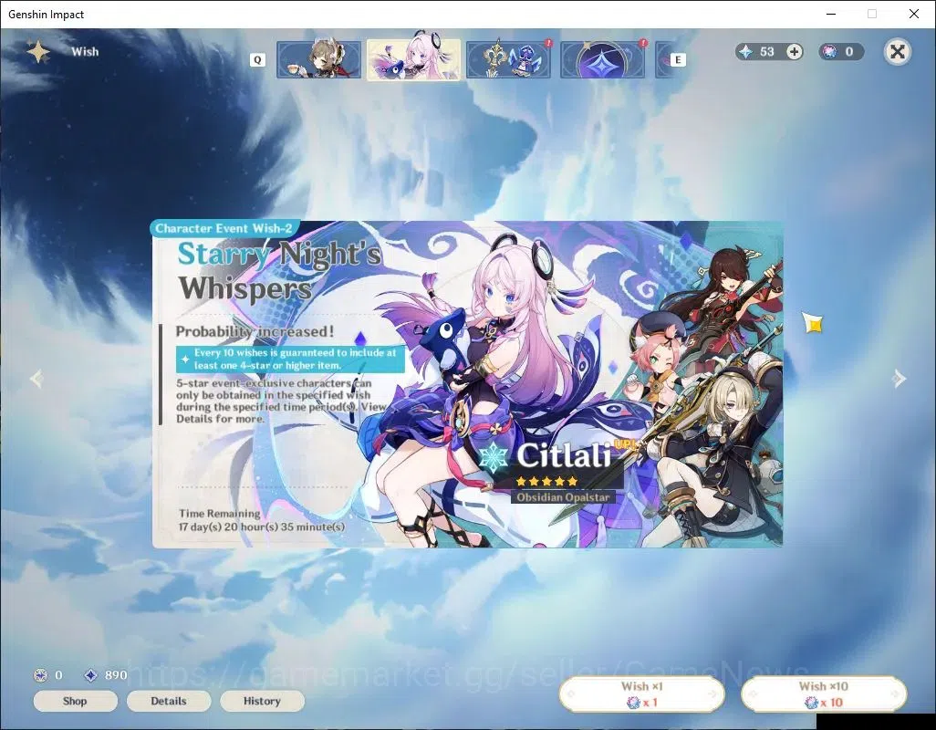 Genshin Impact Accounts Asia|AR 56|7 Limited + 2(*5 Weapon)|Arlecc C1+Sign image 13