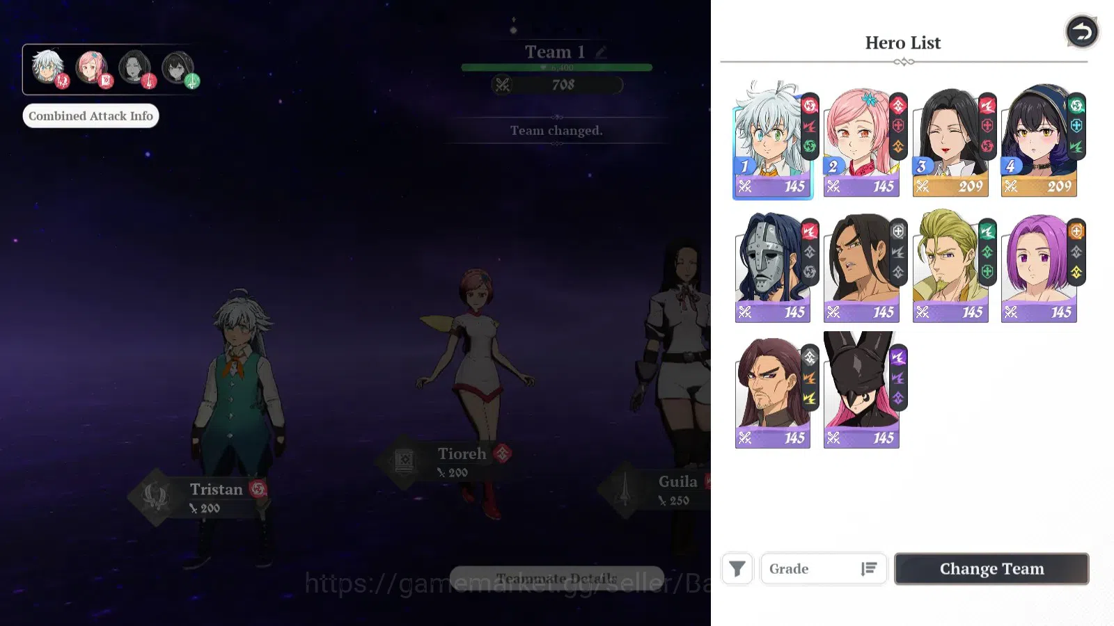 The Seven Deadly Sins: Origin Accounts EUROPE| 1 SSR Selector Ticket | Guila, Clotho  | T image 3