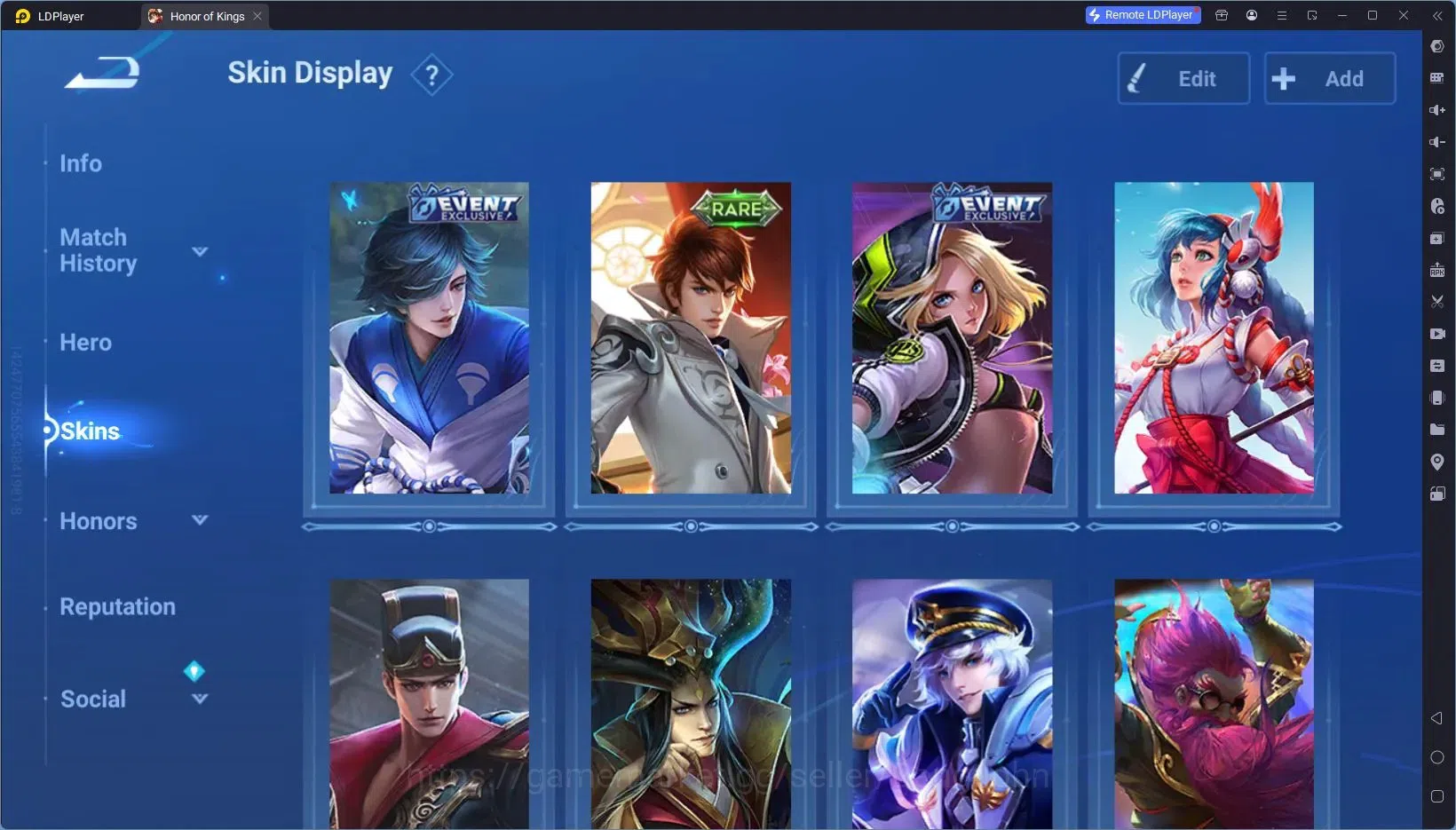 Honor of Kings Accounts Global | 63H 38S | Change Name Card, LNY skin, WOR image 5