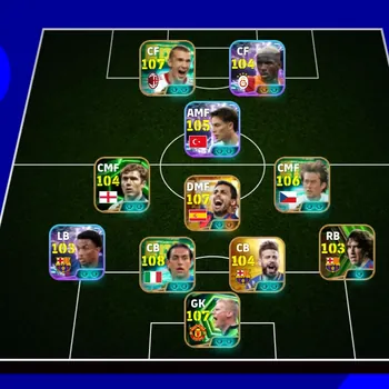 eFootball Accounts Legends & Iconic Players 6 MANAGER BOOSTER | COLECTIVE 3260+,ANDRY SEVCHENKO x G PIQUE OLD x NEW F
