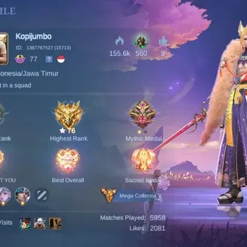 Mobile Legends: Bang Bang Accounts Others Global|Skin 453|MEGA|Legend Franco+Lunox,KOF Karina+Masha,NeoBeast Brody,Naruto