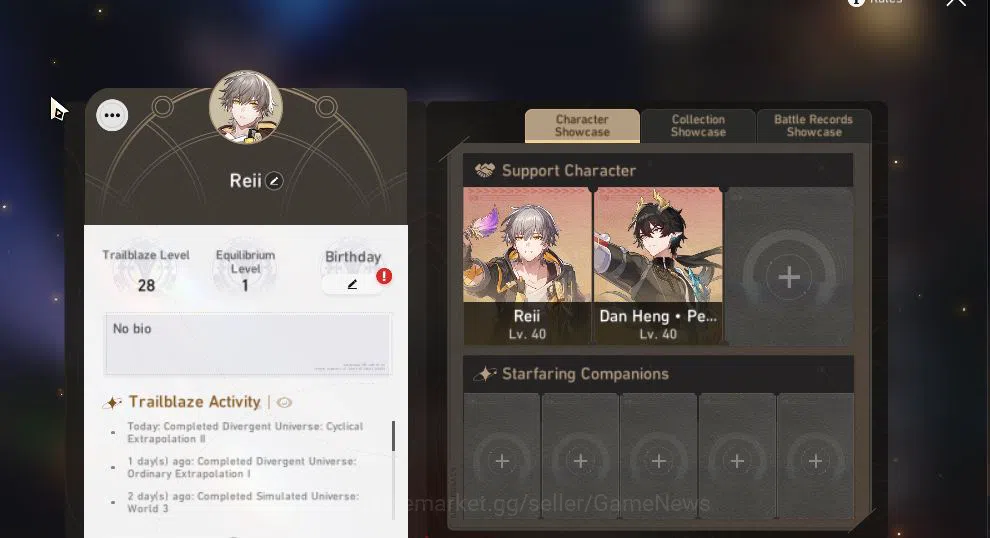 Honkai Star Rail Accounts Asia |TL 28 | 3 Limited | Sparxie, Sparkle, Dante  image 2