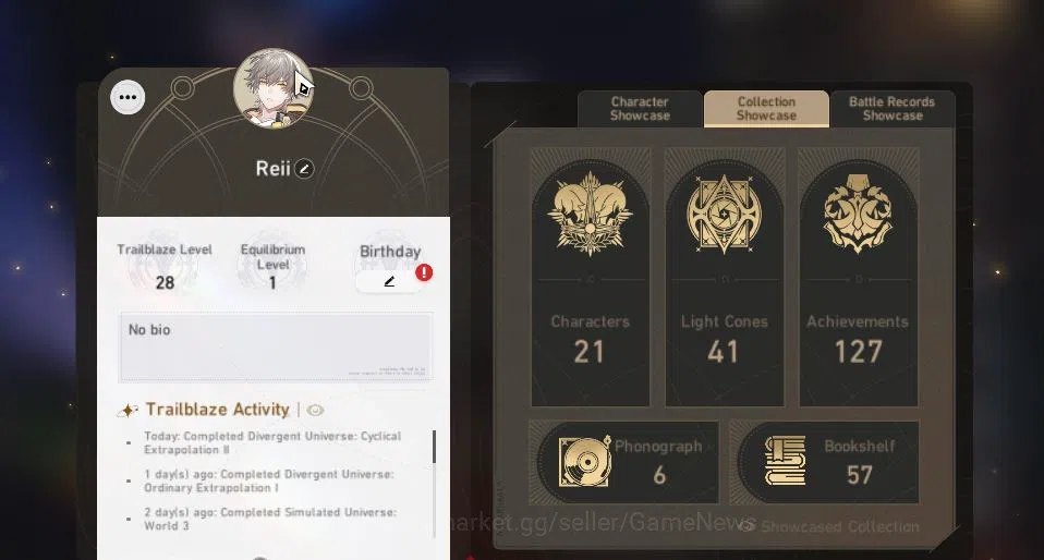Honkai Star Rail Accounts Asia |TL 28 | 3 Limited | Sparxie, Sparkle, Dante  image 3