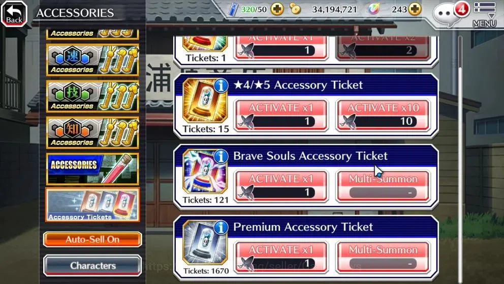 Bleach: Brave Souls Accounts High-End [ASIA]BP1M|2 MT[TYBW26 Yachiru,TYBW24 BazB],Lv200[TYBW26 20