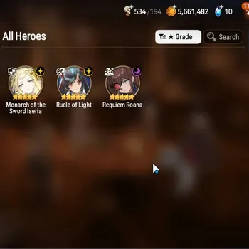 Epic Seven Accounts Starter GLOBAL Unverif|NewEra|3 ML(Monarch Sword Iseria,Ruele,R