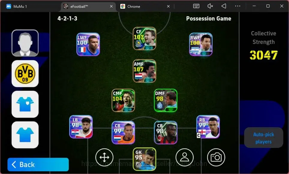 eFootball Accounts ANDROID|PW 3047|Epc Gerrard|Epc Ruud Gullit|Epc Sh image 2